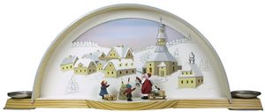 Klaus Kolbe Lichterbogen Weihnachtsmann mit Kindern (Klaus Kolbe, 202/024/1/F) Lichterbogen 'Weihnachtsmann mit Kindern'